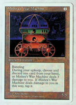 Mishra&#39;s War Machine - 4th Series - 1995 - Magic The Gathering - £1.14 GBP