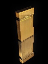 S.T. Dupont Gold Plated L2  Pocket  Lighter - £589.76 GBP