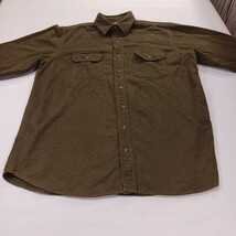 C.E. Schmidt Workwear RN#129746 Men's Brown Cotton Heavyweight Shirt Size XLT image 12