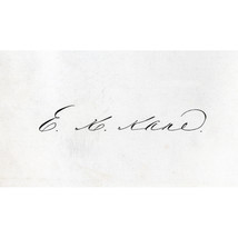 Posterazzi Signature of Elisha Kent Kane From Arctic Explorations In The... - $40.16