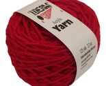 Yarn acrylic 125 yard thick spool (true red) Ideamstyle - $3.47