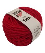 Yarn acrylic 125 yard thick spool (true red) Ideamstyle - $3.47