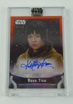 Kelly Marie Tran Rose Tico Signed 2021 Topps Signature Series Star Wars 7/10 - £238.86 GBP