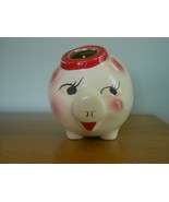 Vintage Paddy Pig Piggy Bank ABCO 1958 American Bisque Co.  Original Paint - $39.00
