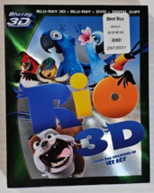 Rio (Blu-ray/DVD, 2011, 4-Disc Set, Includes Digital Copy 3D) - NEW!! - £43.50 GBP