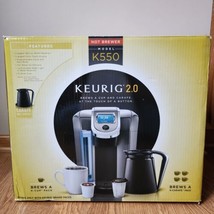 Keurig 2.0 K550 Coffee Maker Cup Carafe Brewing System 80 Oz Reservoir New 2014 - $233.74