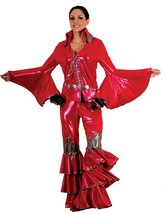 Women&#39;s 1970s Disco Queen Rock Star Costume- Sold Separately (Large, Red) - $409.99