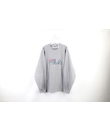 Vintage 90s Fila Mens Size XL Spell Out Big Logo Fleece Crewneck Sweater... - $49.45