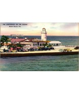 Miami Beach, FL Postcard &quot;The Lighthouse on the Ocean&quot; Seafood Restauran... - £4.61 GBP
