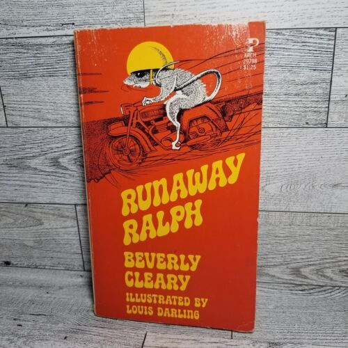 Runaway Ralph (Beverly Cleary) vintage 1974 first Pocket Books paperback... - $7.21