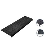 Rubber Stair Treads Waterproof Low Profile Non Slip Indoor/Outdoor Black... - $763.59 MXN