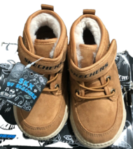 Skechers Toddlers Size 6 Lil Lad Cozy Tyke Sneaker Wheat Nubuck ~NEW~ - £36.53 GBP