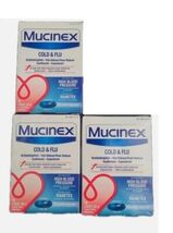 3x Mucinex Cold &amp; Flu High Blood Pressure Liquid Gels, 16 ct. - €17,14 EUR