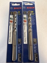 2-BOSCH 1/2" Rotary & Hammer Drill Bit 6" Long Brand New - $9.89