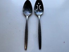 Vintage Set Of 2 Luxury IS Serving Spoons Slotted Taiwan - $10.00