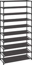 Songmics Shoe Rack, 10-Tier Shoe Shelf, Shoe Storage, Black Ulsr210B02 - £31.96 GBP