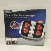 Homedics shiatsu elite foot massager with heat. Gently used. Great condi... - $15.90
