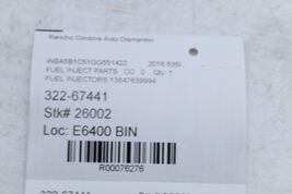 Set of 6 Fuel Injectors N55 3.0L Fits 15-20 BMW M4 76276 image 12