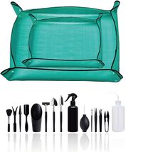 Complete Succulent Care Tool Set - 17 Essential Mini Tools &amp; 2 Mats - $42.52
