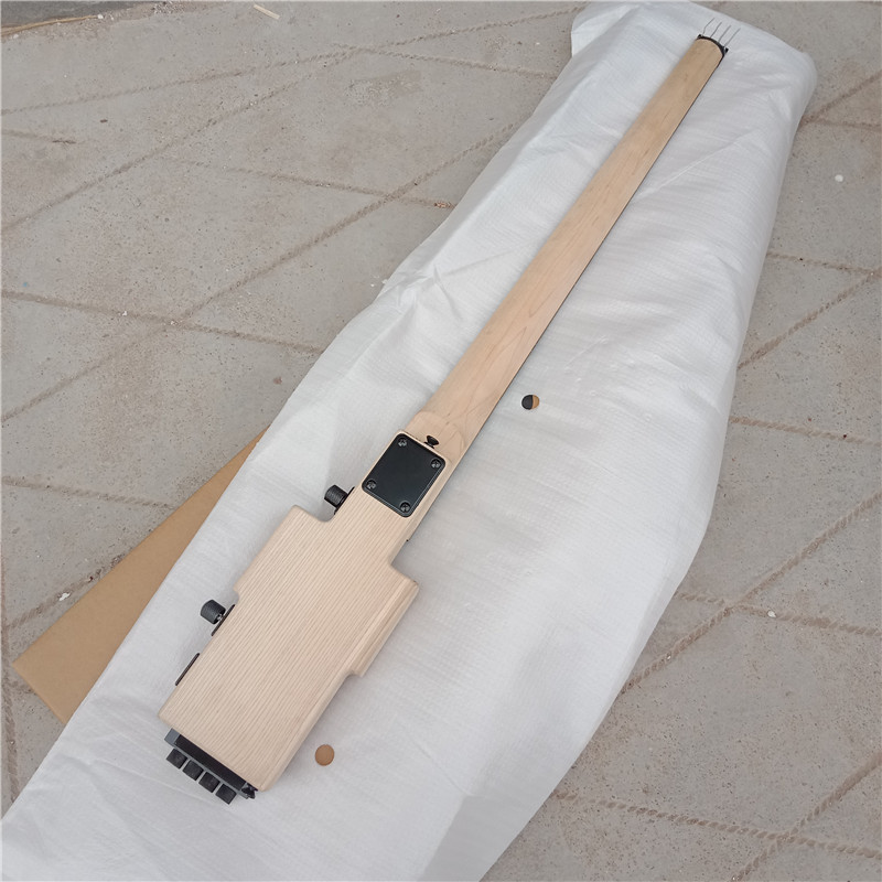 No Paint 4 Strings Headless Electric Bass,MINI Ash Body&Rosewood Fingerboard 626 Item image 5