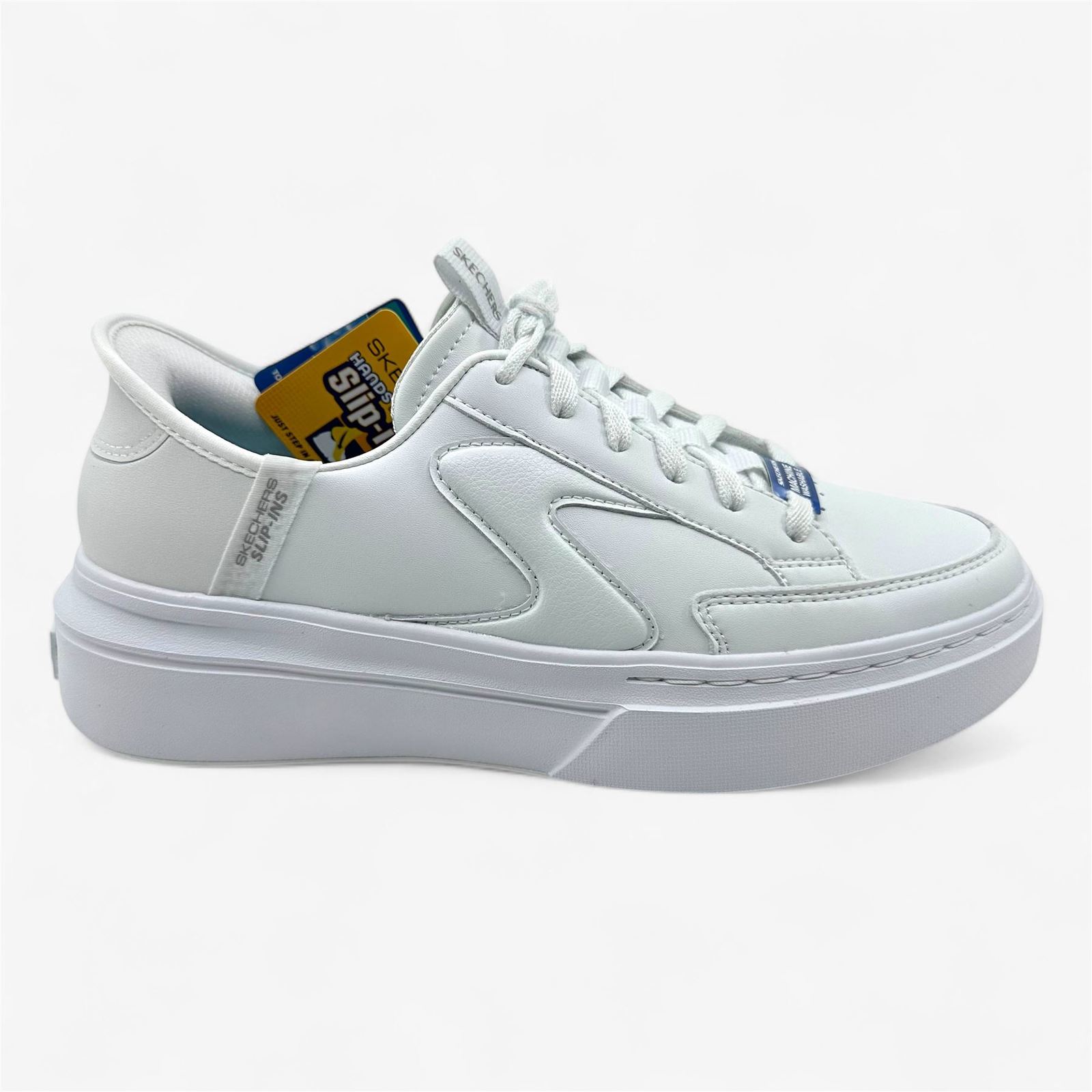 Skechers Cordova Classic New Reign White Womens Athletic Sneaker
