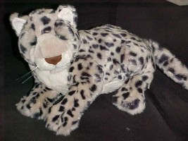 16&quot; Lou Rankin Snow Leopard Plush Stuffed Toy By Dakin Rare - £76.23 GBP