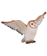 Realistic Woodlands Wildlife Common Barn Owl Bird Spreading Its Wings St... - $32.66 CAD