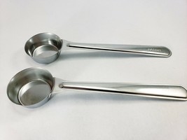 Pack of 2 Stainless Steel Commercial Long Handle Espresso Coffee Scoop a... - £12.36 GBP