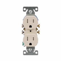 EATON TR270W Duplex Grounding Receptacle, White - £7.63 GBP