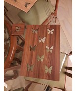 Placemats Dining Accessories Wooden Placemats Set With 6 Pieces Coasters... - $191.84 CAD