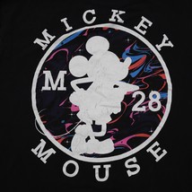 Disney Neff Shirt Mens L Black Mickey Mouse M 28 Short Sleeve Crew Neck Tee - £15.81 GBP