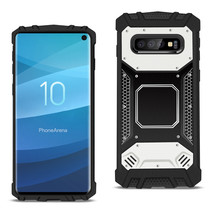 [Pack Of 2] Samsung Galaxy S10 Metallic Front Cover Case In Silver And Black - £23.70 GBP