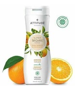 NEW ATTITUDE Super Leaves Hypoallergenic Energizing Body Wash Orange Lea... - $23.69