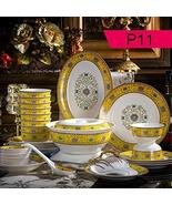 High-class Handmade Artwork 56pcs Dinnerware Sets Bowls Plates Spoons Di... - £362.16 GBP