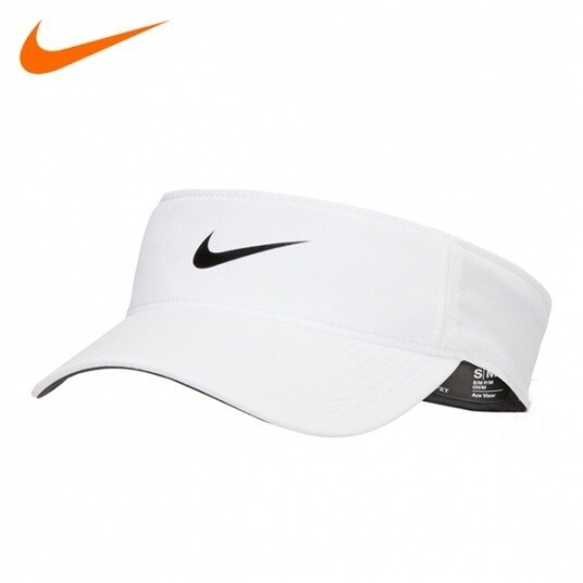 Nike Dri-FIT Ace Visor Unisex Sports Tennis Training Cap White NWT HJ368... - $44.01