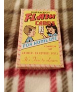 VINTAGE WARREN SUBTRACTION FLASH CARDS No. 455 - $8.59