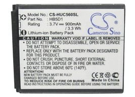 Cameron Sino 900mAh Li-ion High-Capacity Replacement Batteries for Huawe... - £13.14 GBP