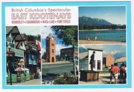 Postcard Mountains East Kootenays Kimberley Cranbrook Wasa Lake Fort Ste... - $3.95