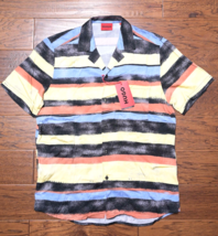 Hugo Boss Chemise Casual À Manches Courtes Droite En Coton Doux Pour Hom... - $59.39