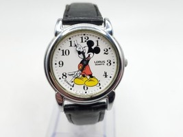 Vintage Lorus Mickey Mouse Disney V501-0130 Wristwatch New Battery Womens 30mm - £22.03 GBP