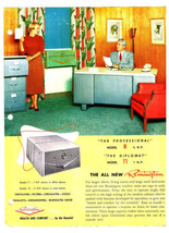1954 Remington Air Conditioner Ad The Professional & The Diplomat - $9.89