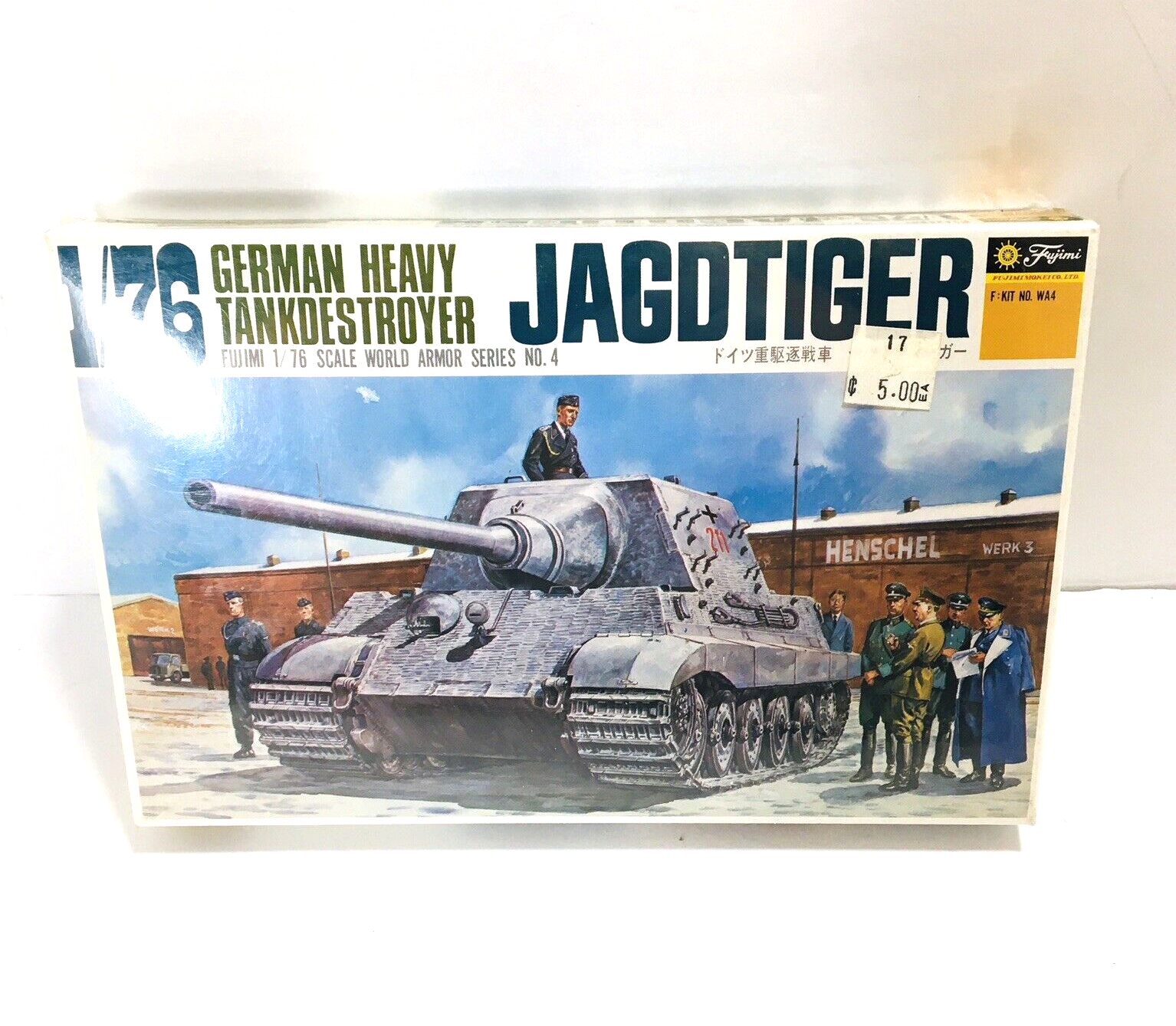 Primary image for 1/76 Fujimi JagdTiger Brand New Sealed German Heavy TankDestroyer Series No. 4