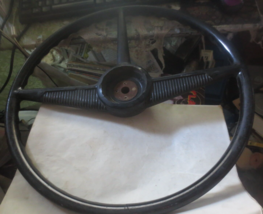 1953 1954 1955 1956 Ford Truck steering wheel 18&quot; outer diameter no center - $93.47