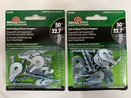 2 Hillman WALL DOG Self-Drilling Drywall PICTURE HANGER 50 lb. 10pk 1223... - €15,56 EUR