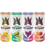 REIGN Storm Clean Energy Drink 4 Flavor Variety Pack 12 Fl Oz Cans Pack of 12 - $34.99