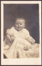 Nancy Ann Stover, Age 6 1/2 Months Old Antique Photo, ca. 1925-1934 - £13.77 GBP