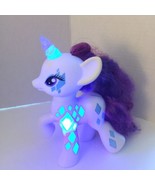My Little Pony Friendship is Magic Glamour Glow Rarity Light Up Toy 7&quot; F... - £7.02 GBP