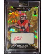 2025 Wild Card Metallix Auto Gunner Stockton PRC Gold Georgia Bulldogs 1/1 - €68,15 EUR