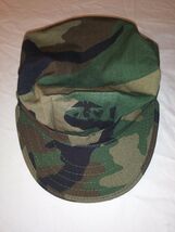 1988 MARINE CORPS BDU WOODLAND 8 POINT UTILITY CAP HAT COVER SMALL - $26.79 CAD