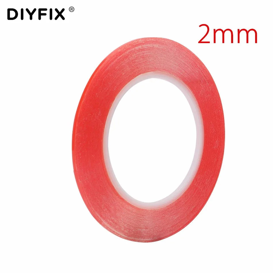 DIYFIX 1 Roll 25M Adhesive Tape Heat Resistant Double-sided Transparent Clear St - £45.26 GBP